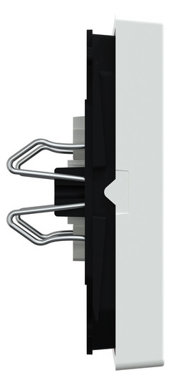 Wippe_2t Schalter System M akws glz aktivweiß Kontrollfenster/Lichtauslass