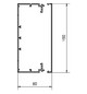Leitungsführungskanal Kst 60x150x2000mm ver-ws LF-K unbeh hfr 7122qmm RAL9016