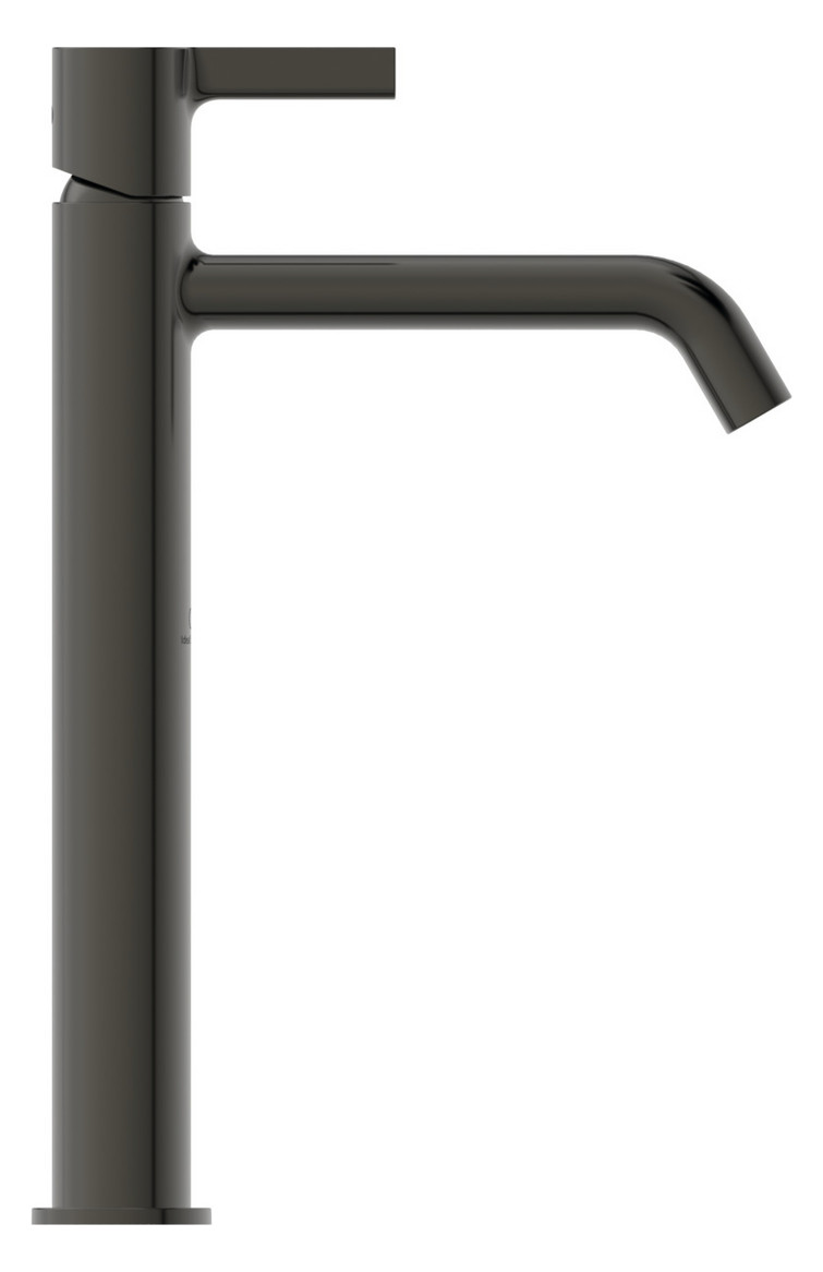 Ideal-Standard Waschtisch-Einhebelmischer Joy Ausladung 170mm, mit verlängertem Sockel, ohne Ablaufgarnitur, magnetic grey