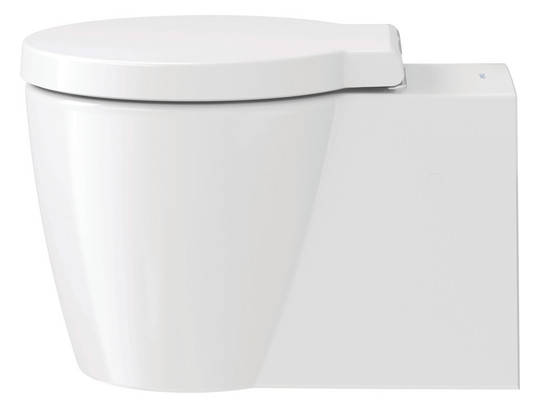 Duravit WC-Sitz Starck 1 mit Absenkautomatik, abnehmbar, mit Scharnierwelle, weiß
