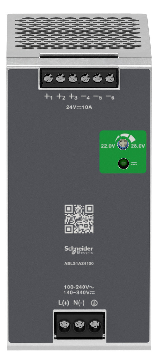 Gleichstromversorgung 24V 240W IP20 100-240VAC 10A Kurzschlussf