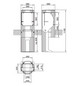 Standgehäuse GFK IP44 B360xH1150xT360mm ET360mm m.MPL geschl