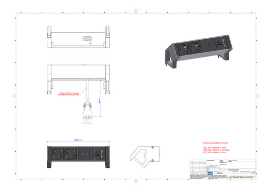 Bachmann DESK2 2xCEE7/3 1xUSB    902.319 