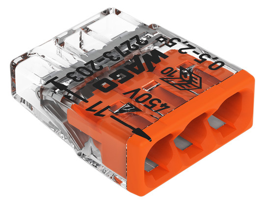 Steckklemme 3f 450V 24A Serie 2273 0,5-2,5qmm f.Massivleiter