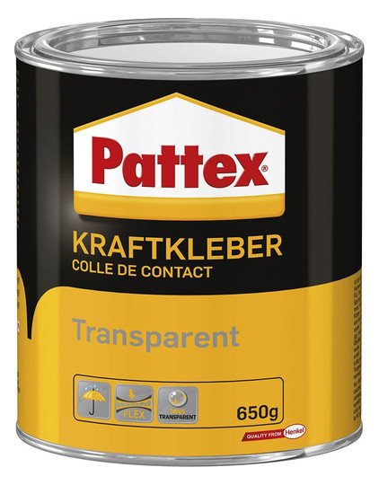 Pattex-Kraftkleber transparent PXT3C - 650 g