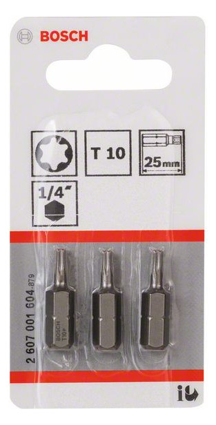 Bit TX10 L=25mm 6,4mm(1/4) 1/4Zoll