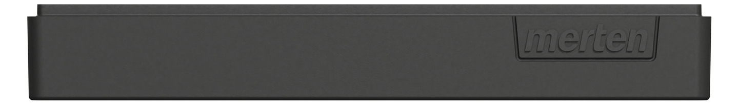 Rahmen 2f anth glz D-Life Kst f.GEB-K Unterputzmontage Thermopl