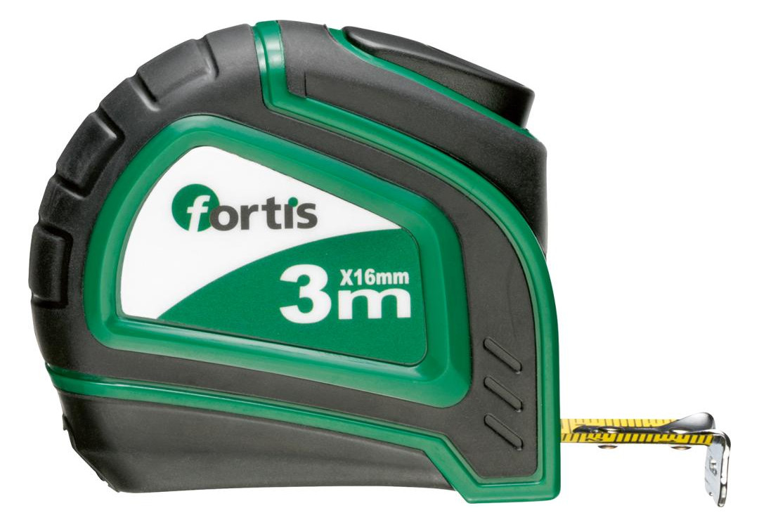 Bild Taschenbandmaß Bandstopp 3mx16 mm FORTIS-0