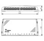 Patchpanel 12Ports MPD12-HS K Cat6A Wandmont Schirm RAL7035 118x255x37mm