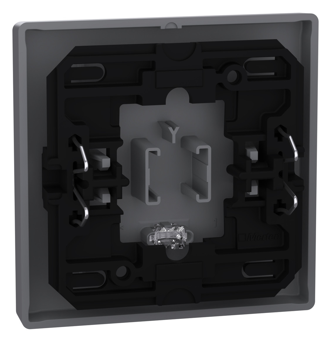 Wippe 1t Schalter System Design edst glz Kontrollfenster/Lichtauslass