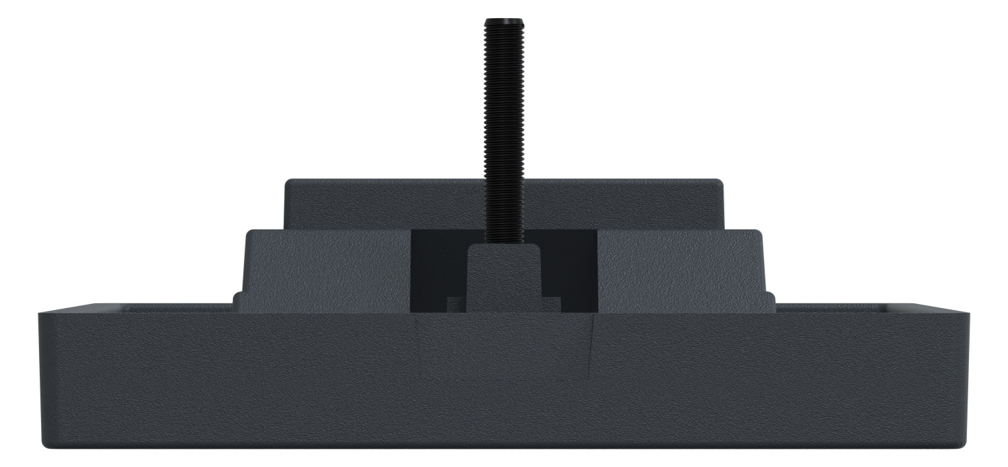 Zentralplatte UAE/IAE 1f System M anth Schraubbef Zentralplatte UAE/IAE 1f System M anth Schraubbef
