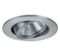 LED-Einbaustrahler 7W 3000K 740lm Konv alu mt 1LED IP20 RF:hochglänzend