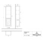 V&B Hochschrank Subway 3.0 40x171x36,2cm, Schanier rechts/Griff Aluminium glänzend, cashmere grey