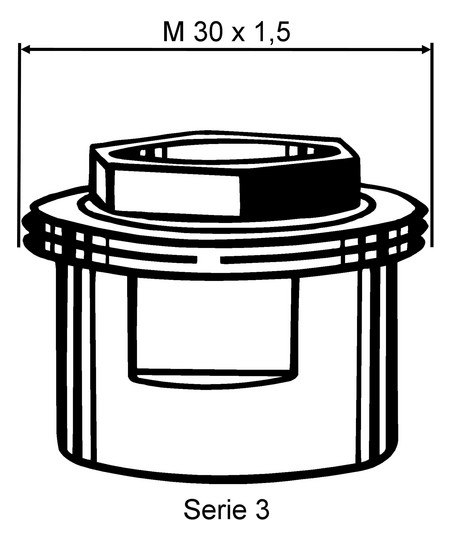 Heimeier Adapter Anschluss an Ventilheizkörper Serie 3