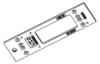 GEZE Montageplatte TS 3000 V      011230 