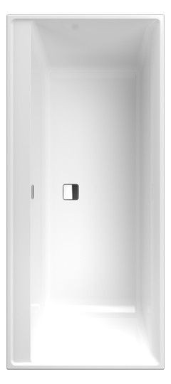 V&B Rechteck-Badewanne Collaro Duo 190x90cm, Acryl, Einbauausführung Gold, stone white