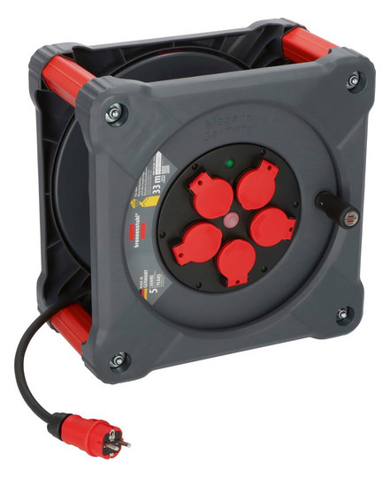 BRENNENSTUHL Professional-Kunststoff-Kabeltrommel KA3200...