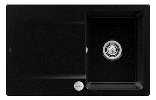 V&B Spüle Siluet 45 mit Ablaufgarnitur, Excenterbetätigung, chromite CeramicPlus V&B Spüle Siluet 45 mit Ablaufgarnitur, Excenterbetätigung, chromite CeramicPlus