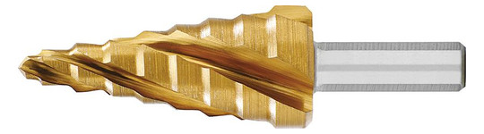 EXACT-Stufenbohrer ADVANCED LINE, HSS-TiN, 4-fach...