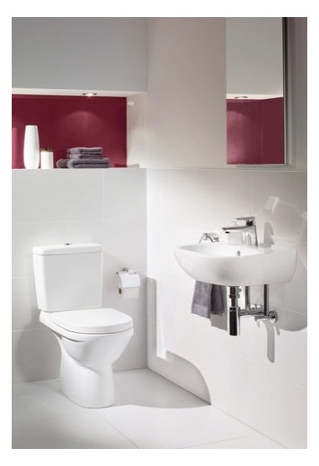 V&B Stand-Tiefspül-WC O.NOVO 36x67cm, Abgang waagerecht, für Kombination, weiß