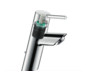 hansgrohe Waschtisch-Einhebelmischer 80 Talis S mit Zugstangen-Ablaufgarnitur, chrom