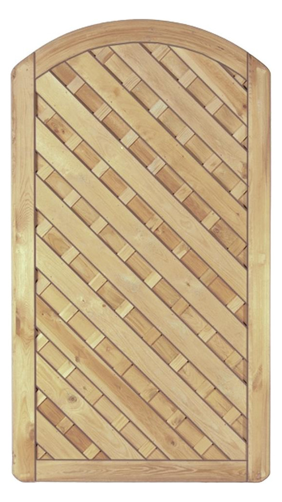 Bild Maxi-Diagonal Bogen Tor Rahmen 45/90 mm, kdi grün geriffelt & geschraubt o. Besc - n.a.-0
