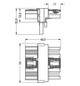 T-Verteiler PA Serie 770 5Eing 5p 10Ausg Polyamid (PA) 400V 25A IP20 hfr 85°C