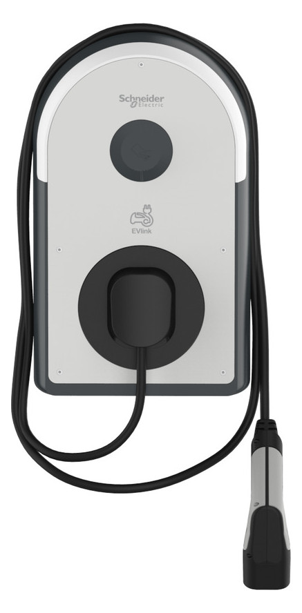 Wallbox 22kVA 3ph EVlink 1f 22kW/Ladep IP55 317x529x158mm Wandmont Kst IK10