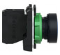 Drucktaster 1f bl rnd Ø22,5mm 1S IP66 fl Tastend