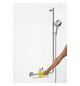 hansgrohe Brauseset Raindance Select S 3jet, Brausestange 1100mm, rechts, chrom