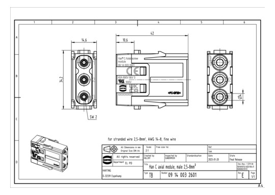 HART Han 3 Mod-M-s 40A       09140032601 