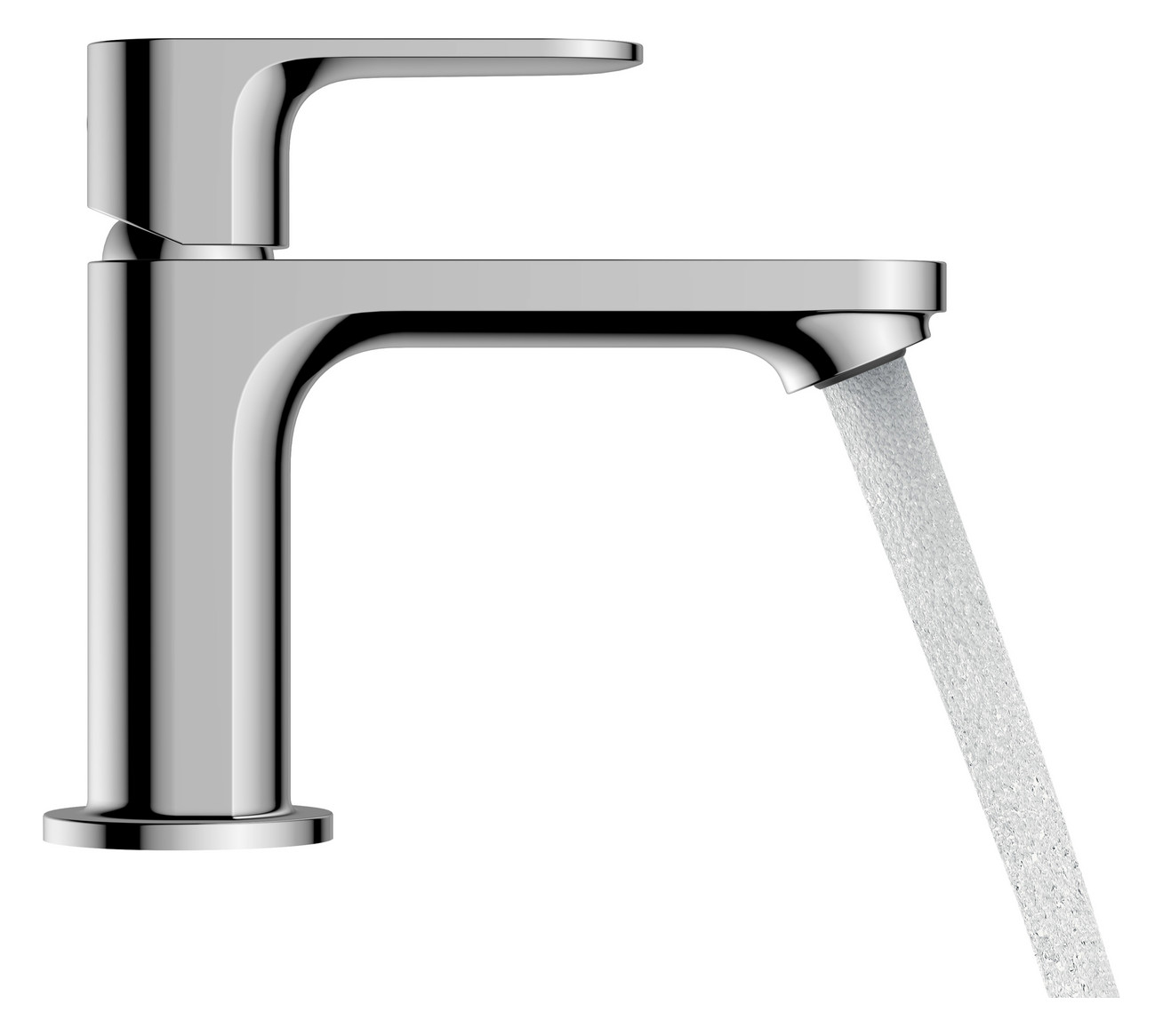 hansgrohe Waschtisch-Einhebelmischer Rebris S 80 mit Zugstangen-Ablaufgarnitur, chrom hansgrohe Waschtisch-Einhebelmischer Rebris S 80 mit Zugstangen-Ablaufgarnitur, chrom