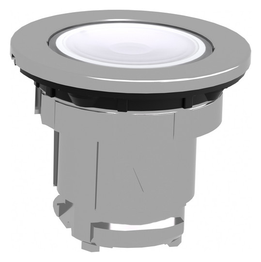 Drucktaster Front 1f ws bel.b Ø30,5mm rnd Geeignet für Beleuchtung IP66