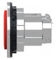Drucktaster Front 1f rt Ø30,5mm rnd IP66 Tastend