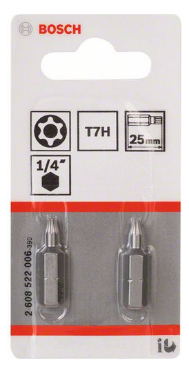 Bit TX7 L=25mm 6,4mm(1/4) 1/4Zoll