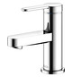 KEUCO Waschtisch-Einhebelmischer 60 IXMO Flat Ausladung 89mm, ohne Ablaufgarnitur, verchromt