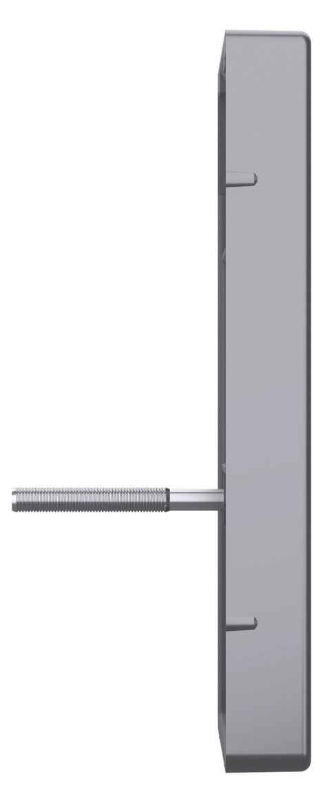 Zentralplatte TAE 3f System Design edst Schraubbef m.Beschr.Feld