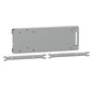 Montageplatte Verteiler ST pulverbesch 30x650mm