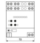 Jalousieaktor KNX REG 4f 6A Handbedien Vor Ort-/Handbedienung