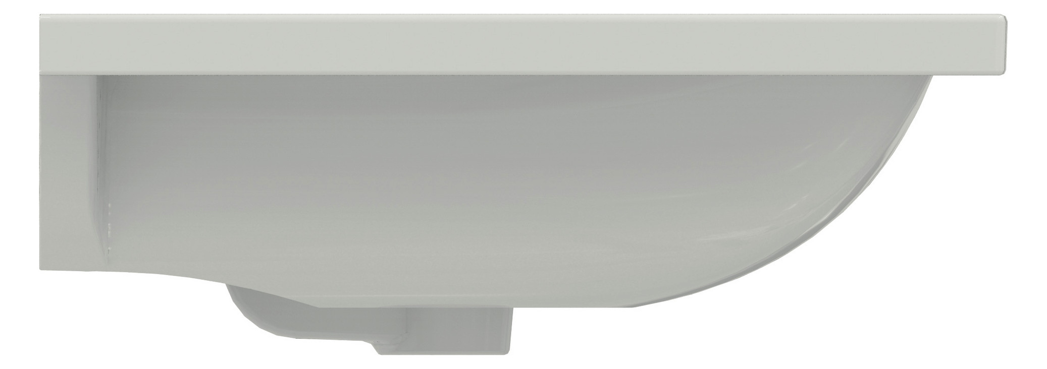 Ideal-Standard Möbel-Waschtisch i.life B 81x51x18cm, mit Hahnloch/Überlauf, weiß Ideal-Standard Möbel-Waschtisch i.life B 81x51x18cm, mit Hahnloch/Überlauf, weiß