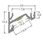 Eckprofil alu Alu 1000x24x19,4mm