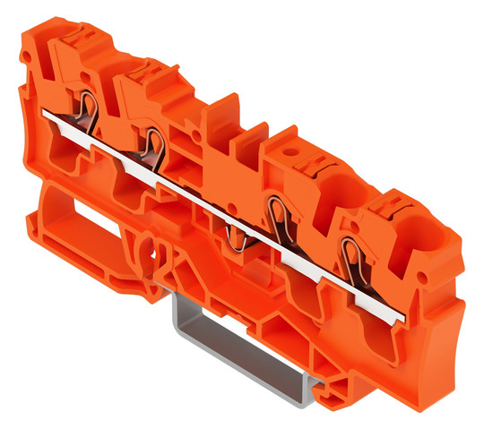 Reihenklemme 0,5-6qmm 1Etage 4kl or 32A TS35 Hutschiene TH35