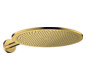 hansgrohe Kopfbrause Axor mit Brausearm, Wandmontage, 350mm, 1jet, polished gold optic