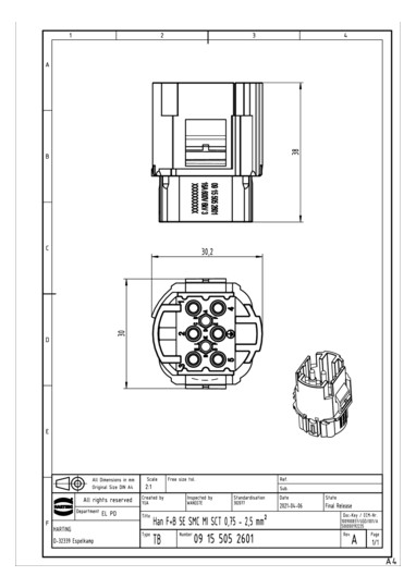 HART Han F+B 5E SMC MI SCT   09155052601 