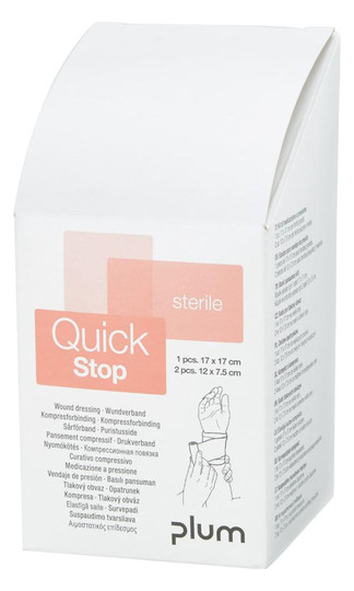 PLUM-Nachfüllpackung Wundverband QuickStop Set mit 3...