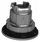 Drucktaster Front 1f sw Ø30,5mm rnd IP66 Tastend