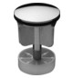 ASW Exzenterstopfen Standard 1 1/4", Platte d= 40mm, mit O-Ring, Messing verchromt