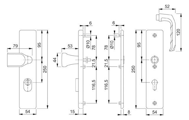 Bild SiWeGrt78G/2222ZA/2410/11 ES1 F1 8 PZ-72 41-46 - HOPPE-1