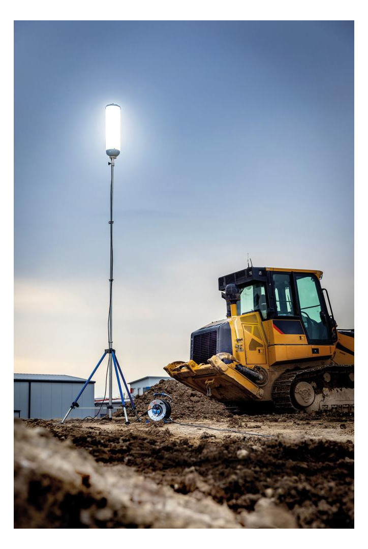 Bild EnergyTube XL 500 W, mit Profi Stativ XX L 70.000 Lumen, Höhe 4,60m - as Schwabe TechnikProdukte-1