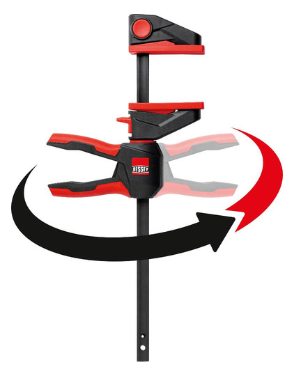 BESSEY-Einhandzwinge mit drehbarer Griff EZ360 - 110x40mm...